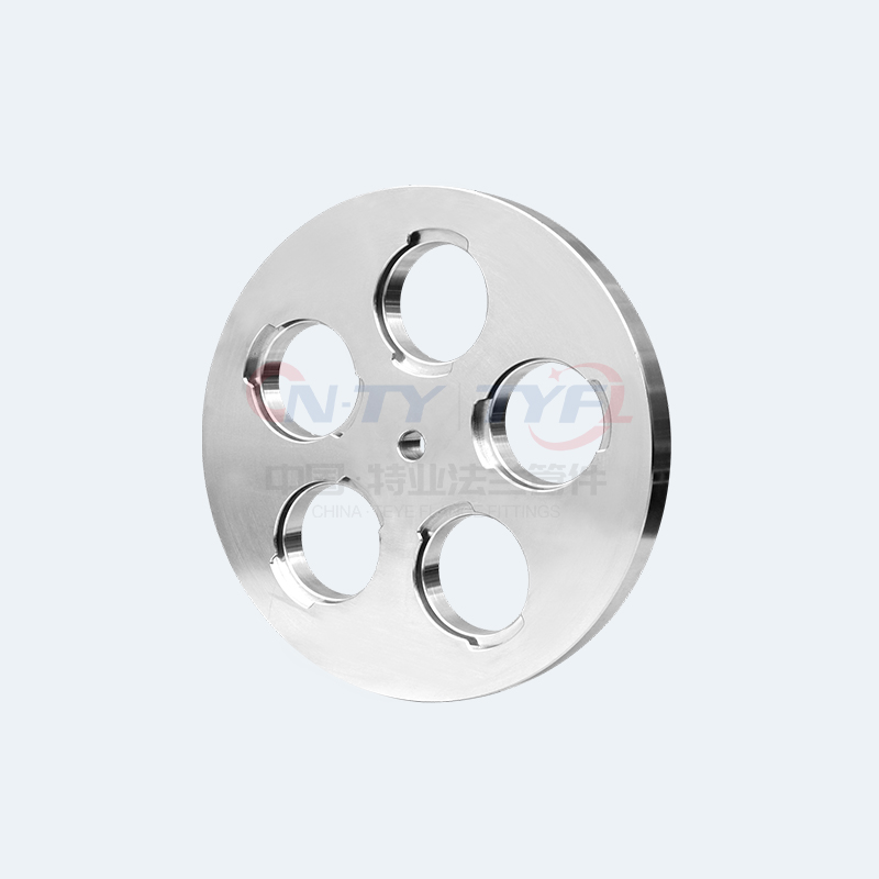 Perforated plate flange