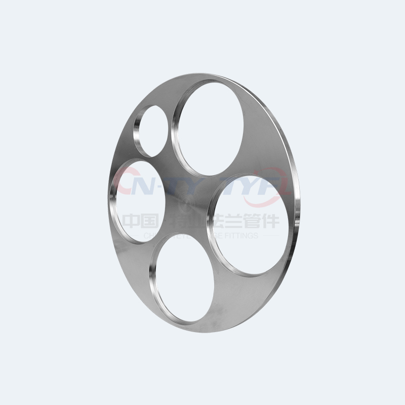 Perforated plate flange